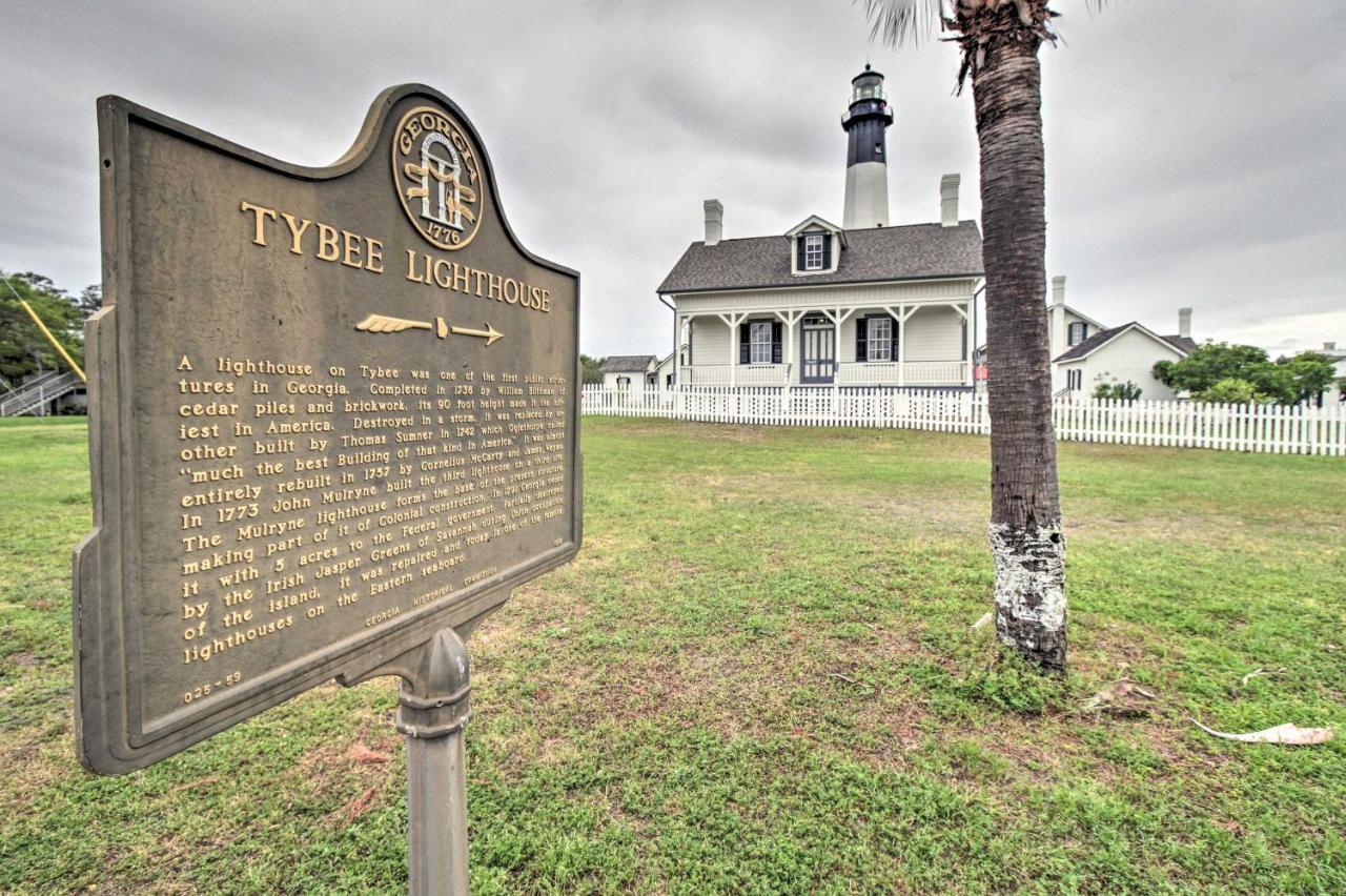 Ideally Located Luxe Beach House On Tybee Island Villa Exterior foto